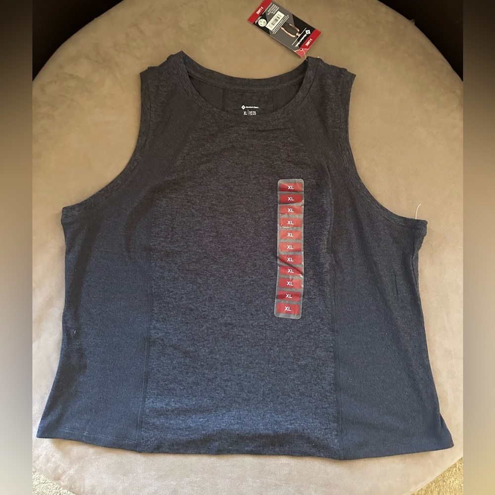 Members mark workout tank.